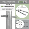 Fahrradanlehnbügel 115x58 cm Stahl feuerverzinkt Ø 48 mm Produktbild-Vorschau 4