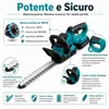 AJIEQAQ Tagliasiepi a Batteria 21V, Motore Brushless 1000W, Anteprima dell’immagine prodotto 4