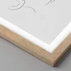 Gerahmtes Poster - Rahmen in heller Eiche - Stück Linear Produktbild-Vorschau 2