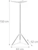 Relaxdays - Séchoir à linge avec cintres, pliable, 27 Voir les images du produit 4