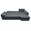 AX LIVING Manisa Wohnzimmer Couch L dunkelgraue Eckcouch R Produktbild-Vorschau 3