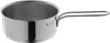 A stainless steel saucepan with a single handle against a white background. Podgląd zdjęcia produktu