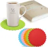 lot de 6 coasters, antidérapants, lavables, en silicone, Voir les images du produit 1