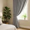 Silbernes Licht Schärpe für Vorhänge 8x140cm elegantes Produktbild-Vorschau 3