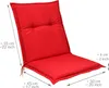 Beautissu Lot de 6 coussins pour dossier bas Base NL, 100 x Voir les images du produit 3