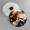 Wanduhr - Rund - Glasuhr - Frau Mode Venedig Maske - Produktbild-Vorschau 2