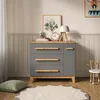 Wickelkommode Vitalispa Malia Grau 98 x 98 cm mit 1 Tür & 3 Produktbild-Vorschau 7