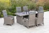 Merxx Gartenmöbelset "Atrani" 7tlg. - Aluminiumgestell mit Produktbild-Vorschau 1