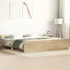 Giroletto con testiera e pediera in rovere Sonoma 180x200 Anteprima dell’immagine prodotto 2