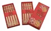 485 Essstäbchen Geschenkset 5 Paar aus Bambus Holz in roter Produktbild-Vorschau 1