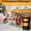 Jayseuw 4200W Gasheizung Hybrid inkl. Gasdruckregler Set - Produktbild-Vorschau 5