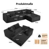 COMHOMASofa Duża sofa, sofa w kształcie litery L, sofa Podgląd zdjęcia produktu 3