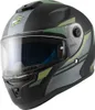FC-Moto FF114B Casco Zeron, nero opaco/verde, XL Anteprima dell’immagine prodotto 2