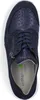 Top-down view of a navy blue shoe with a textured pattern on the toe box and a white sole. Náhľad obrázku produktu