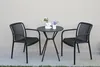Ensemble de balcon avec table ronde Ø60 cm en acier et 2 Voir les images du produit 2
