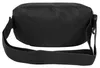 A black belt bag is shown from the back with its strap extended. Anteprima dell’immagine prodotto