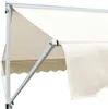 A close-up view of a cream-colored retractable awning. Produktbild-Vorschau