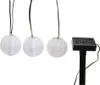 Lumineo LED-Solar-Lampionkette Weiß 450 cm - 10 Lampions Ø Produktbild-Vorschau 8