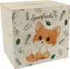 Babyfuchs Spardose aus Holz mit Spruch Sparfuchs Produktbild-Vorschau 1