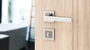 Gamar ERGO Türgriff Set mit WC-Rosetten Nickel Chrom Produktbild-Vorschau 2