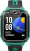 A close-up of a green smartwatch with a black strap, displaying the time and date on its screen. Náhled obrázku produktu