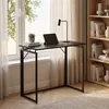Relaxdays Schreibtisch, HxBxT: 74 x 100 x 50 cm, klappbar, Produktbild-Vorschau 2