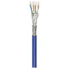 Goobay 91893 Cavo di rete CAT 7A+, S/FTP (PiMF), blu, 100 m Anteprima dell’immagine prodotto 3