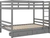 OKWISH Lit Superposé 140×200 cm avec 2 Tiroirs de Rangement Voir les images du produit 8