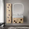 Wasbakopzetstuk 80 cm, matwit, mineraalcomposiet, Productafbeelding-voorbeeld 4