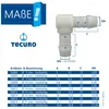tecuro Schlauchverbinder 90° Winkel Ø 15 mm, mit Produktbild-Vorschau 4