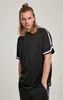 Urban Classics - Oversized Stripes Mesh Shirt schwarz - L Podgląd zdjęcia produktu 11