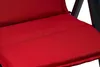 Gartenstuhlauflagen - Rot - Hochlehner - mit Stehsaum - 6er Produktbild-Vorschau 3