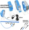 A collection of anti-static wrist straps and accessories, displayed on clear stands against a white background. Produktbild-Vorschau