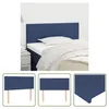 The Living Store Kopfteil Blau 100x5x78/88 cm Stoff Produktbild-Vorschau 9