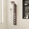 Duschpaneel-System Braun 18 x 42 x 127 cm mit Regenfall und Produktbild-Vorschau 2