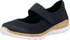 Rieker  Damenschuhe Ballerina Schwarz Freizeit Productafbeelding-voorbeeld 11