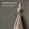 DEKAZIA® Lot de 4 crochets adhésifs Warm Greige (beige) – Voir les images du produit 5