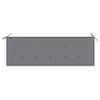 vidaXL Coussin pour banc de jardin Gris 150x50x4 cm Tissu Voir les images du produit 18