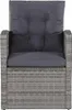 vidaXL 6-tlg. Garten-Lounge-Set mit Auflagen Poly Rattan Produktbild-Vorschau 4