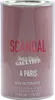 Runde Dose des Duftes Scandal A Paris von Jean Paul Gaultier in glänzendem Rosa mit rotem, goldenem und weißem Schriftzug. Produktbild-Vorschau