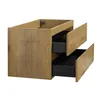 Badplaats Waschbeckenunterschrank Angela 90 x 48 cm Eiche - Produktbild-Vorschau 3