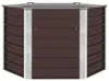 vidaXL Lit surélevé de jardin brun 129 x 129 x 77 cm Acier Voir les images du produit 11