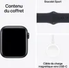 Apple Watch SE (2023), GPS, půlnoční hliníkové pouzdro 40 Náhled obrázku produktu 6