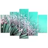 5-teiliges leinwandbild türkisfarbene hüpfburgen 150x100 cm Produktbild-Vorschau 3