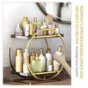 2-stöckiger Make up Organizer Metall Parfüm Organizer für Produktbild-Vorschau 5