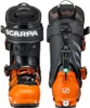 Skischuhe "Maestrale" von Scarpa in Schwarz und Orange; mit Schnallen und einem modernen Design. Produktbild-Vorschau
