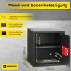 HomeSafe HV38K Möbeltresor mit Schlüssel 38x35x35cm HxBxT Produktbild-Vorschau 2
