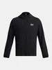 A black hooded jacket with a white Under Armour logo on the chest, presented on a white background. Produktbild-Vorschau