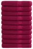 vidaXL Premium Handtücher SOLUND 10 Stk. Bordeaux 100x200 Produktbild-Vorschau 7