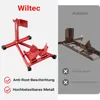 Przedni stojak motocyklowy Wiltec do opon 17-21" 60-160 mm, Podgląd zdjęcia produktu 5